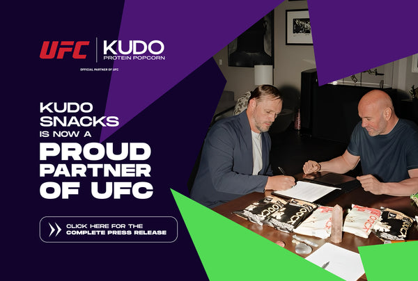 KUDO Snacks Secures Game-Changing Partnership with UFC to Skyrocket Protein Popcorn’s Marketing & Brand Awareness