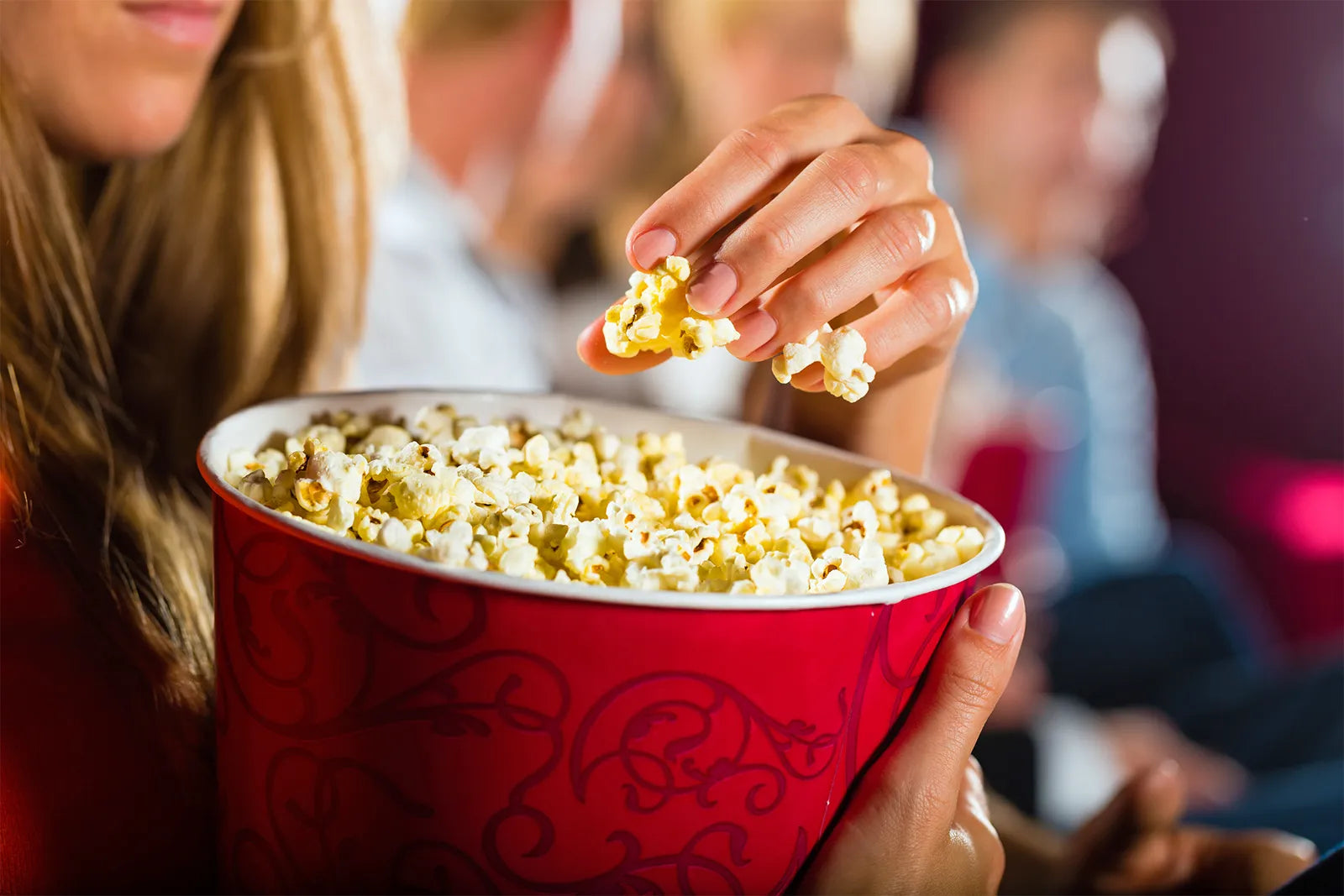 Why is popcorn a movie snack