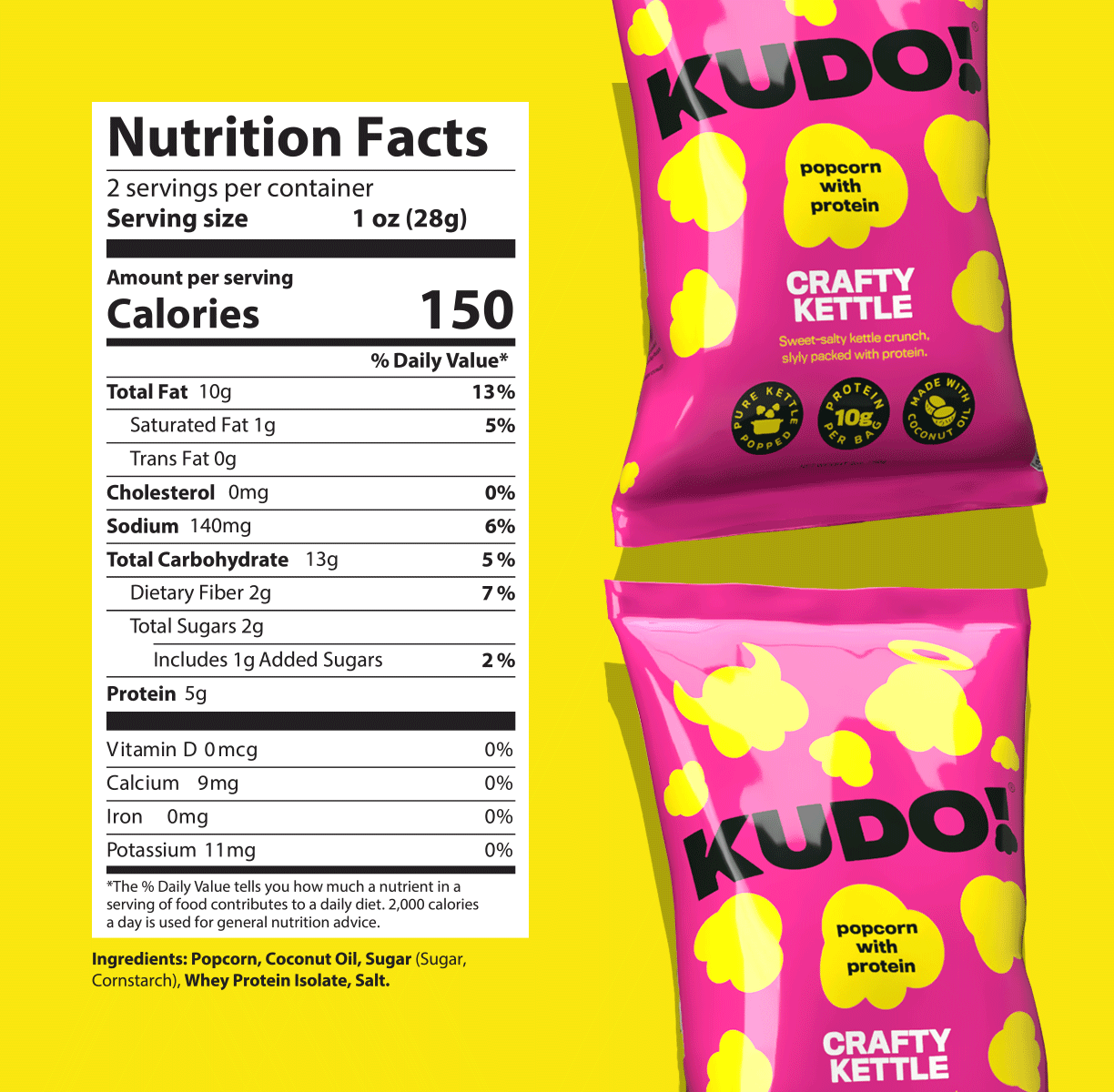 Popcorn with Protein Variety 8-Pack (2 oz. bag)