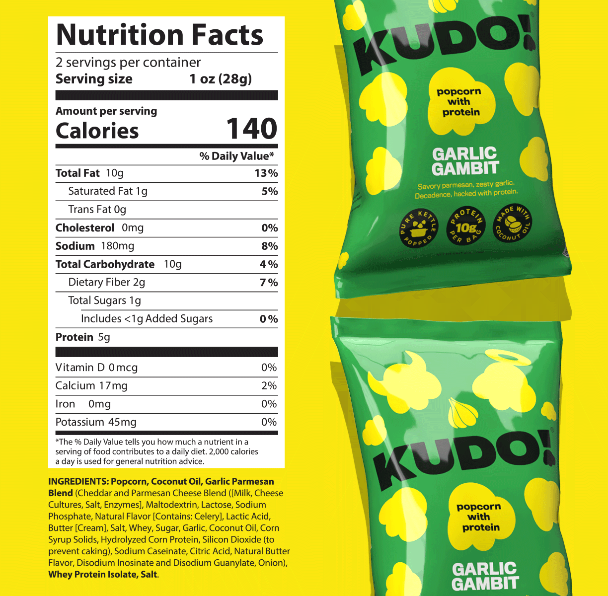 Popcorn with Protein Variety 8-Pack (2 oz. bag)