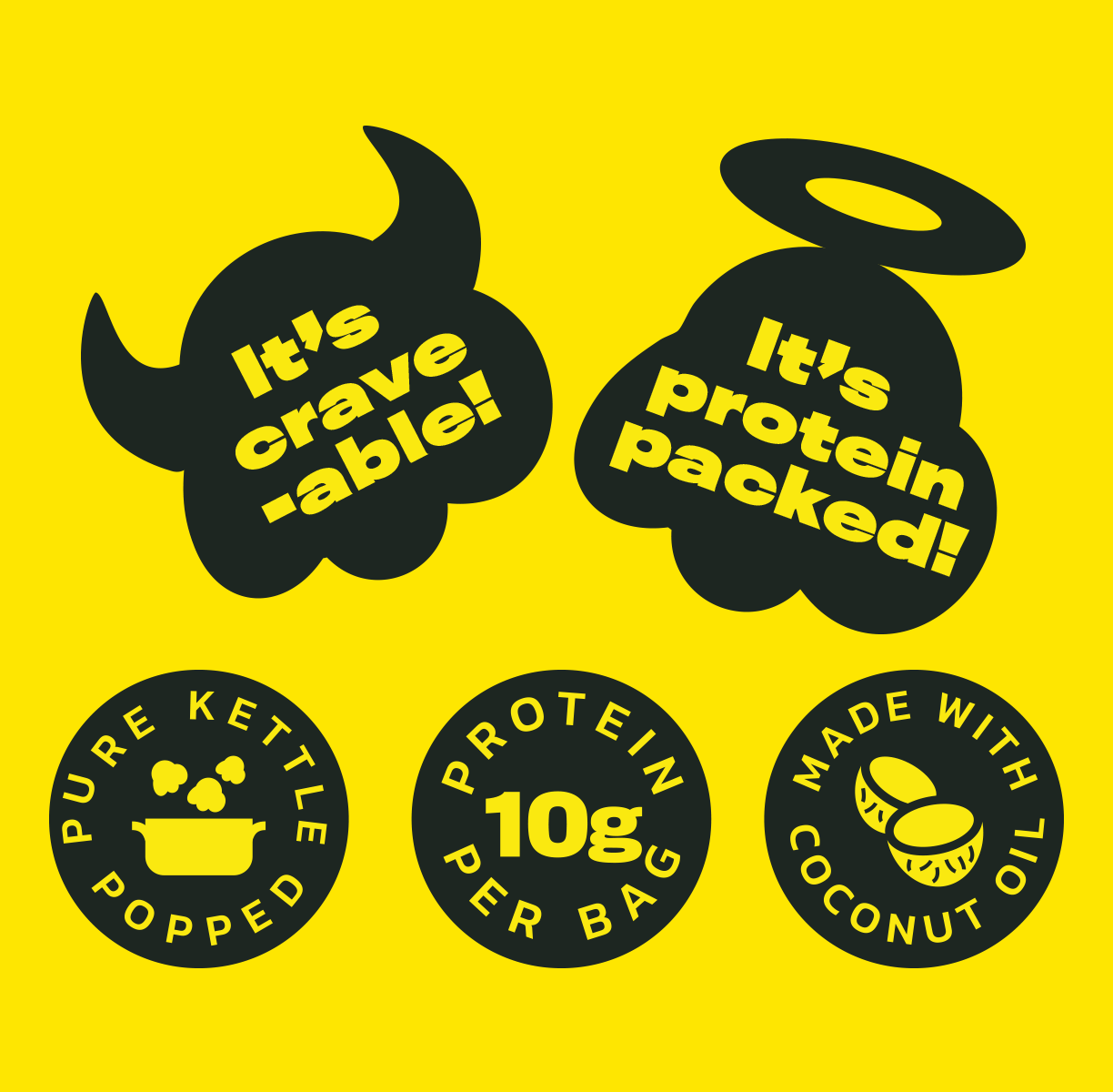 Popcorn with Protein Variety 8-Pack (2 oz. bag)